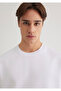 Crew Neck White Basic T-Shirt Loose Fit / Loose Relaxed Fit 0612518 -620 - 5