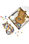 Heart Cat Mosaic Art Set - Artistic Mosaic Children's Activity Set with Wooden Figures - DIY Set