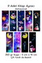 Set of 9 Bookmarks - Astrochild - 3