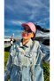 Pink Extension Visor Peaked Hat - Sunscreen Stylish Cap Spk13 - 7