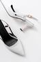 St-002 White Patent Leather Daily 7 cm Heeled Shoes - 4