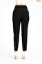 Women's Black Fabric Trousers High Waist Pocketed Detail - 5