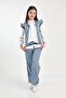 Girls' 3-Piece Denim Jean Set Denim Pants-Denim Blouse-Chiffon Shirt - 6