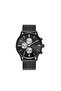 Spectrum Premium Steel Mesh Cord Black Men's Wrist Watch ST6425AG