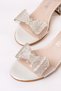 Girl's Transparent Non-Slip Sole Evening Dress Heeled Shoes - 4