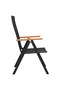 Stackable Garden Chairs 2 pcs Poly Rattan Black - 4