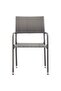 Garden Dining Chairs 4 pcs Stackable Grey Poly Rattan - 2