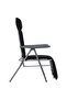 Folding Garden Chairs with Cushions 2 pcs Black - 5