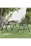 Folding Garden Chairs 2 pcs Expanded Metal Mesh Anthracite