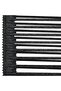Garden Chairs 4 pcs Cotton Rope and Steel Black - 6