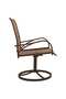 Garden Swivel Chairs 2 pcs Textilene and Steel Brown - 4