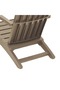 Garden Adirondack Chair Light Brown Polypropylene - 6