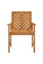 Garden Dining Chairs 2 pcs Solid Wood Acacia - 2