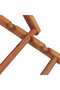 Folding Beach Chair Fabric and Wooden Frame Multicolour - 8