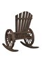 Rocking Adirondack Chairs 2 pcs Solid Wood Fir - 6