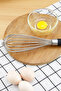 Stainless Steel Egg Bowl with Silicone Handle Sauce Cream Whisk Sauce Mixer 35cm - 4