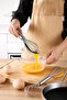 Silicone Stainless Steel Wire Whisk Egg Bowl Sauce Cream Mixer 35 cm - 3