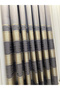 Defne Ft614339 V_5403 Gray 1/3 Double Pleated Background Curtain Apm - 2