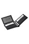 Men's Groom Set 100% Genuine Leather Wallet Card Holder Belt Keychain Combination Black Color H-Dm-8002-S - 5