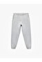 Basic Şardonlu Sweatpants with Lace-Up Waistband - 2