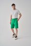 Men's Summer Shorts Green Cargo Pocket Comfortable Fit - 2