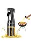 YU WELL Glass Spray Bottle, Olive Oil Sprayer, For BBQ, Salad, Baking, Grilling (200ml, M5-Black)