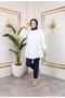 Women's Buttoned Tie-Up White Shirt - 2
