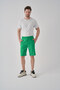 Men's Summer Shorts Green Zippered Comfortable Fit - 2