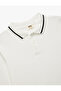 Cotton Button Long Sleeve Polo Neck Basic School T-Shirt - 3