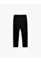 Cotton Fleece-Lined Pants Look Sweatpants with Tie-Up Waist - 2