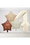 4 Year Old Retro Cream Beige Brown Star Foil Balloon Set with Cream Numbers Birthday Stylish Party Ornament