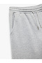 Basic Şardonlu Sweatpants with Lace-Up Waistband - 4