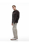 Pocket Detailed Folded Leg Relaxed Cut Waist Lace up Trousers - 2