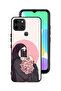 غطاء حماية لهاتف Infinix Smart 6 بتصميم فن التقاط صور سيلفي مع حمل الزهور