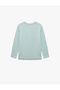 Printed Long Sleeve Crew Neck Cotton T-Shirt - 2