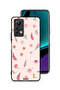 Infinix Note 11 Pro Protective Case Cover Leaves And Roses Pattern