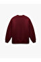 Three Thread Raised Long Sleeve Crew Neck Oversize Sweatshirt - 4