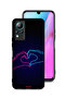 Infinix Note 11 Protective Case Cover Touching Hand Making Heart
