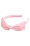 D' Daniela - Ava Pink Shiny Party Dress with Headband - 5