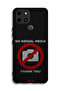 Infinix Smart 6 Protective Case Cover No Social Media Thank You - 2