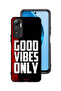 Infinix Hot 20 4G Protective Case Cover Good Vibes Only