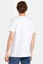 Men's Slim Fit Slim Fit 100% Cotton Soft Texture Printed White Crew Neck T-Shirt - 5