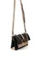 Black - Women's Crossbody Bag with S.Nut Logo Sp1148 - 2