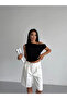 Women's Black Side Draped Boat Neck Sandy Blouse Hzl25S-Fry123201