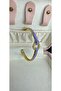 Snake Patterned Purple Color Women's Handcuffs - 3