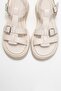 Melvin Ecru Genuine Leather Women's Sandals - 2