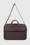 Genuine Leather Unisex Briefcase with Laptop Compartment 16" & 17" Inch Brown - 5