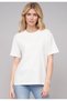 Women's Oversized Summer T-Shirt - Yes Please Strawberry Pattern Sweet Design - 2