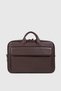 Genuine Leather Unisex Briefcase with Laptop Compartment 16" & 17" Inch Brown