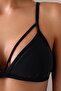 Stylish Bikini Top with Metal Buckle (Removable Cover) - 5